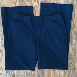 GAP PERFECT TROUSER 4 stretch navy white pinstripe